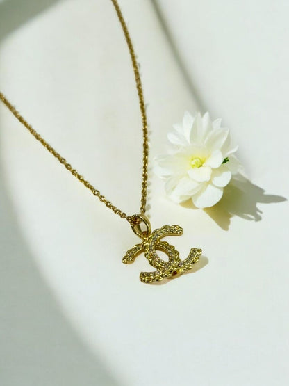 GOLDEN DIAMOND MILLER NECKLACE