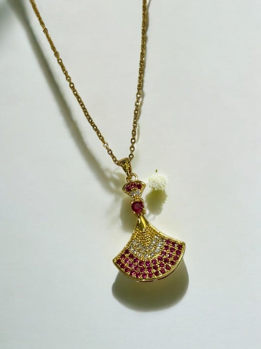 PINK DIAMOND KIERAN NECKLACE