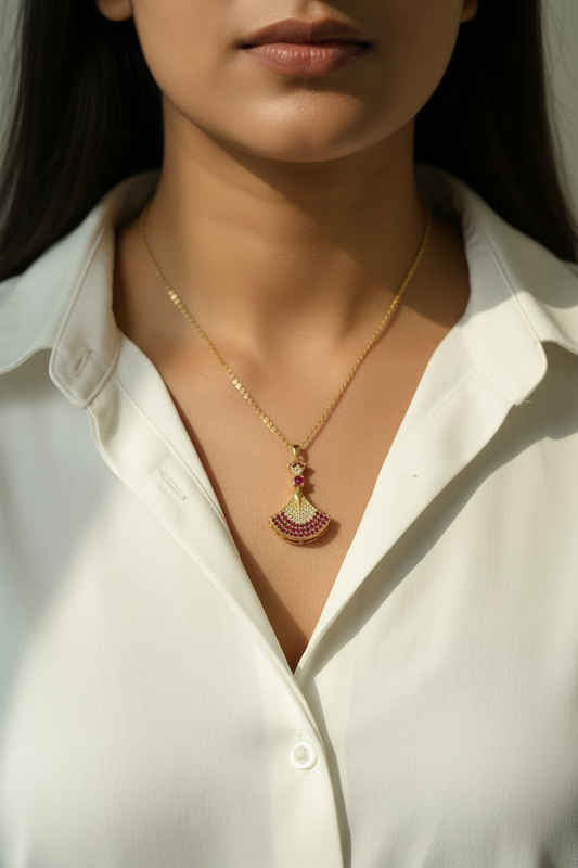 PINK DIAMOND KIERAN NECKLACE