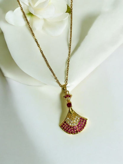 PINK DIAMOND KIERAN NECKLACE