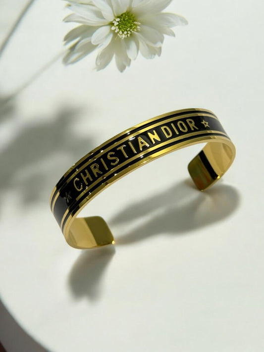 BLACK ELIAS BRACELET (CUFF)