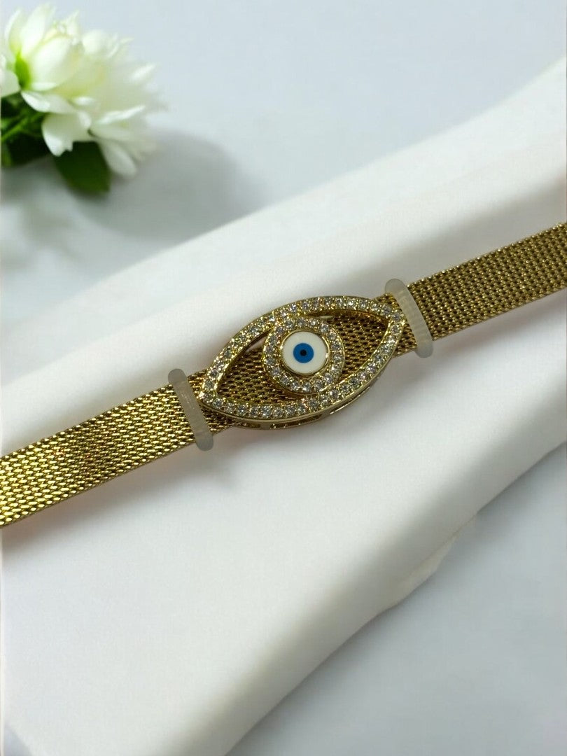 GOLDEN EVIL EYE TANIRIKA BELT BRACELET