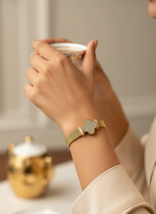 GOLDEN DIAMOND TANU BELT BRACELET