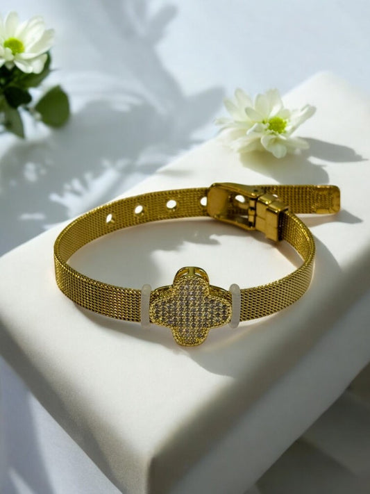 GOLDEN DIAMOND TANU BELT BRACELET