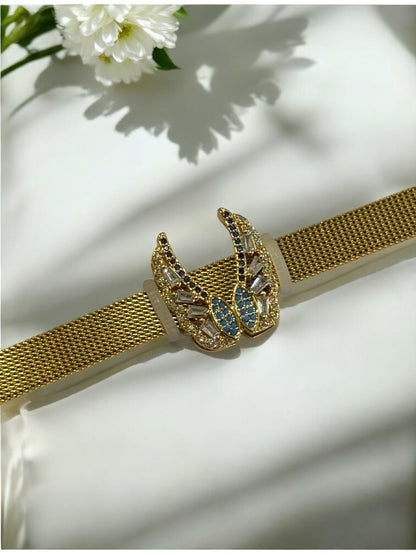 GOLDEN DIAMOND WINGS URJALA BELT BRACELET