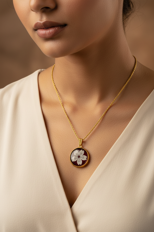 TATVIKA SIGNATURE RESIN NECKLACE