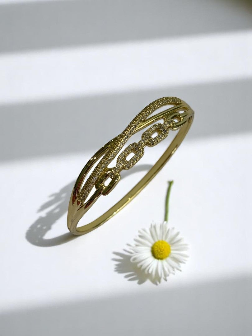 GOLDEN DIAMOND CHAIN ONALD BRACELET