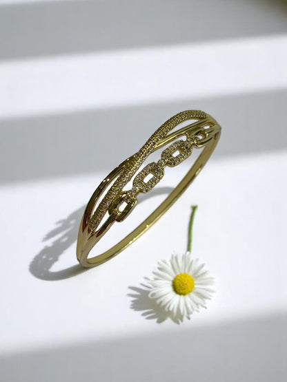 GOLDEN DIAMOND CHAIN ONALD BRACELET