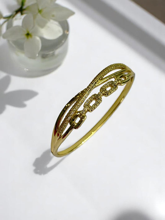 GOLDEN DIAMOND CHAIN ONALD BRACELET