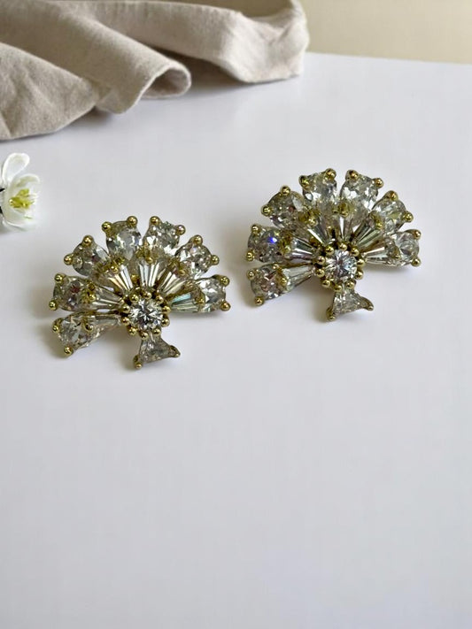 GOLDEN DIAMOND EXANDER EARRINGS