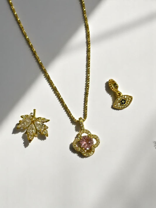 GOLDEN DIAMOND ORENZO NECKLACE
