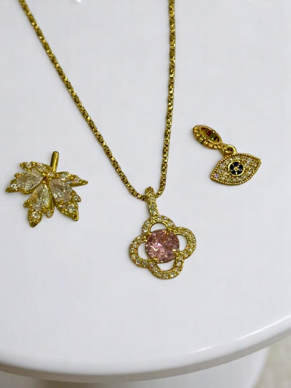 GOLDEN DIAMOND ORENZO NECKLACE