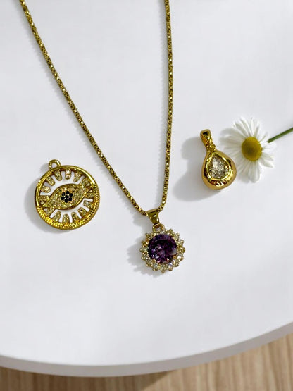 GOLDEN DIAMOND EMILIANO NECKLACE