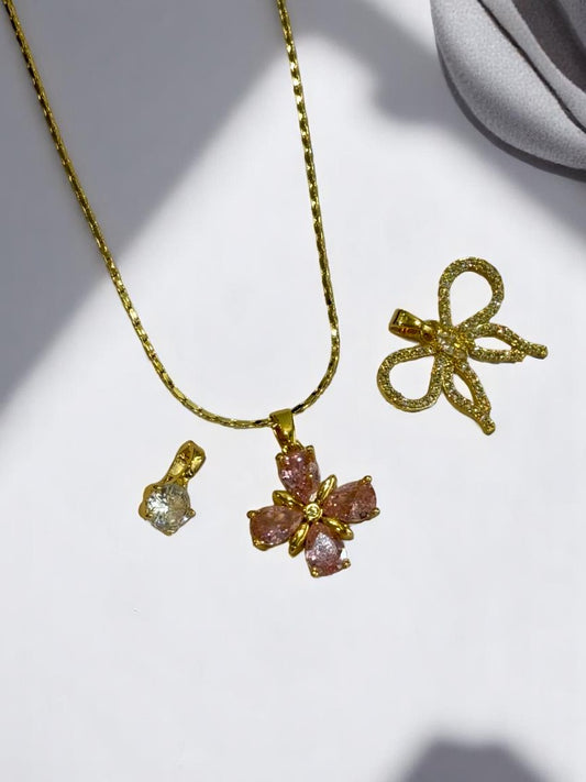 GOLDEN DIAMOND DECLAN NECKLACE