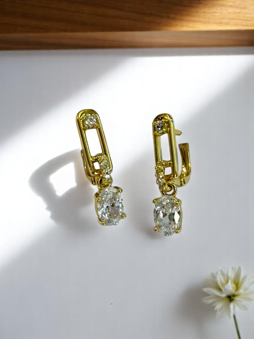 GOLDEN VIVIENNE WESTWOOD SHIKSHA EARRINGS