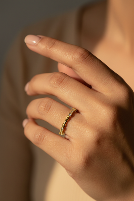 GOLD DIAMOND AADARSHI RING
