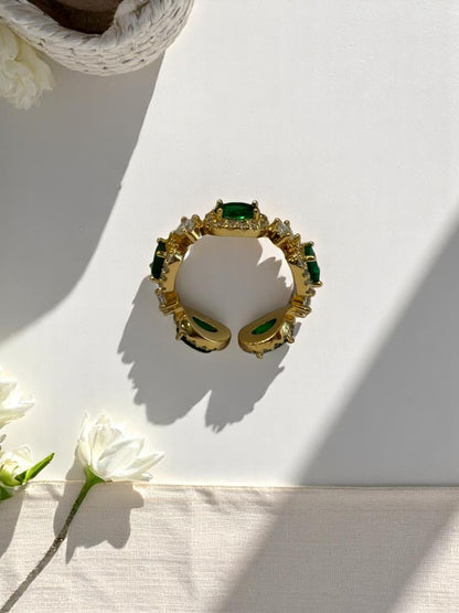 GREEN DIAMOND HRITHIKA RING