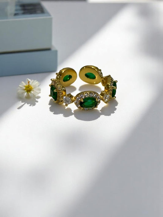 GREEN DIAMOND HRITHIKA RING