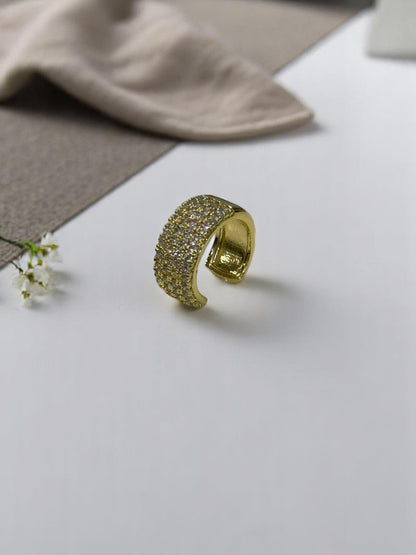 GOLDEN DIAMOND RYDER EAR CUFF