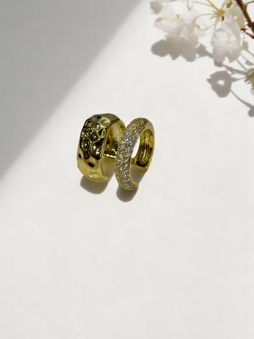 GOLDEN DIAMOND RENZO EAR CUFF