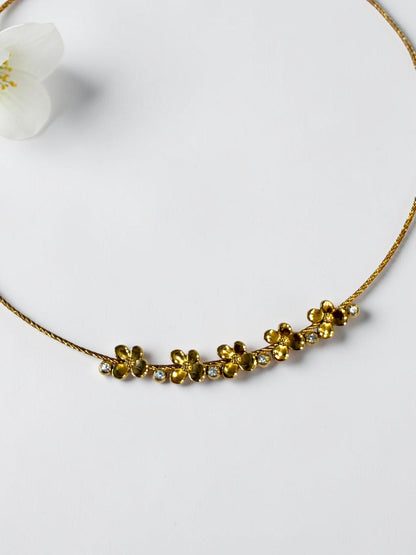 GOLDEN FLORAL KYDO NECKLACE (HASLI)