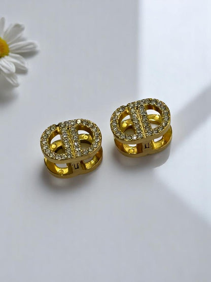 GOLDEN DIAMOND DIOR NADDOX EARRINGS