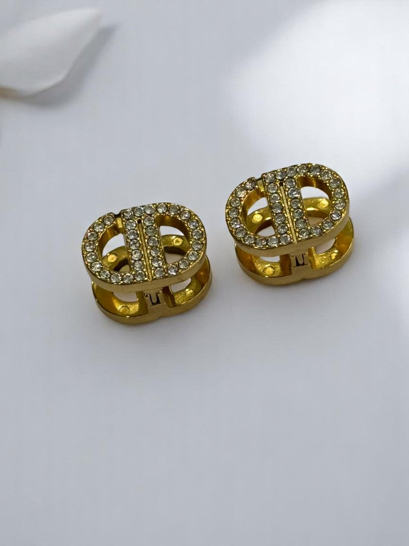 GOLDEN DIAMOND DIOR NADDOX EARRINGS