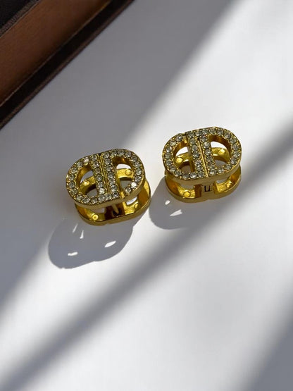 GOLDEN DIAMOND DIOR NADDOX EARRINGS