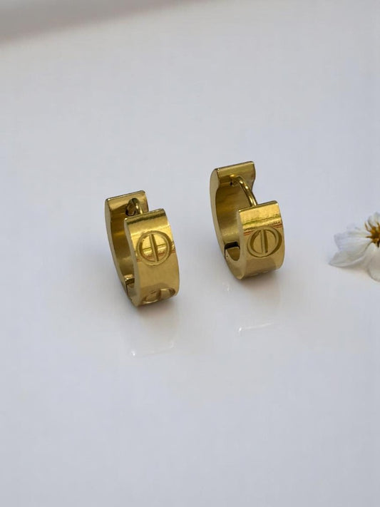 GOLDEN CARTIER ABEL EARRINGS