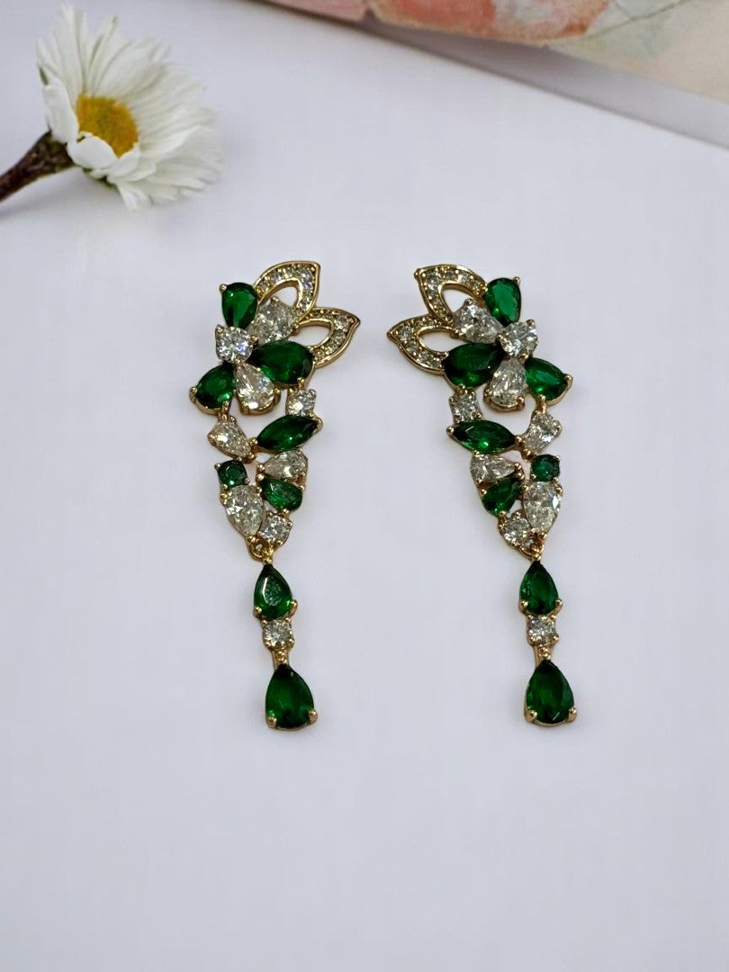 GREEN DIAMOND RORIE EARRINGS