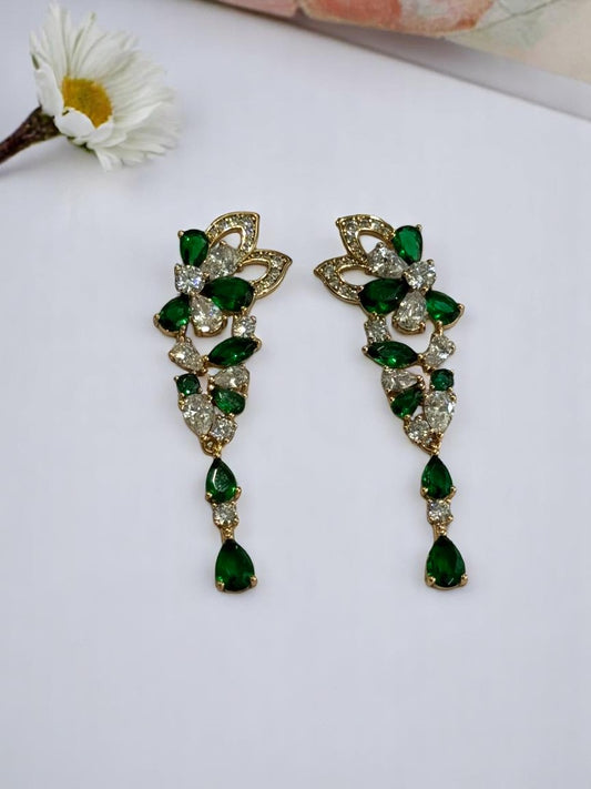 GREEN DIAMOND RORIE EARRINGS
