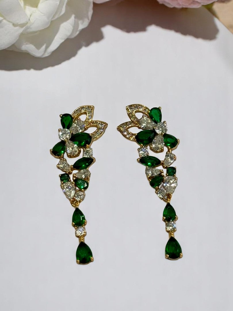 GREEN DIAMOND RORIE EARRINGS