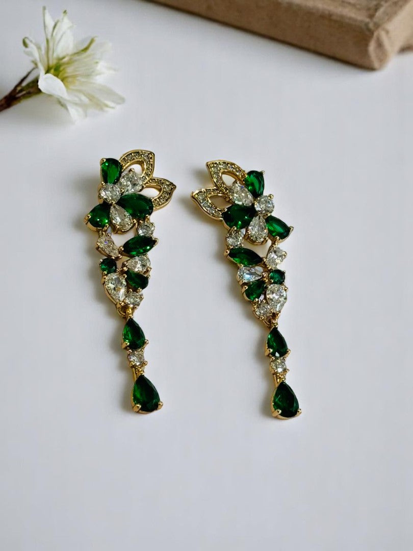 GREEN DIAMOND RORIE EARRINGS