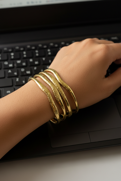 GOLDEN EITHAN BRACELET (CUFF)