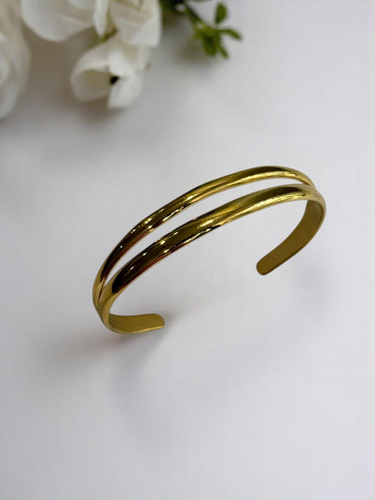 GOLDEN BRANDON BRACELET (CUFF)