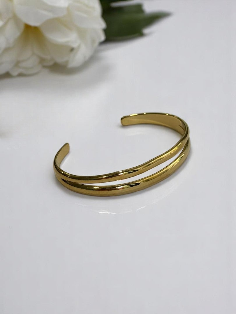 GOLDEN BRANDON BRACELET (CUFF)
