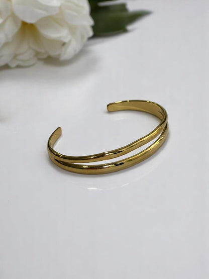 GOLDEN BRANDON BRACELET (CUFF)