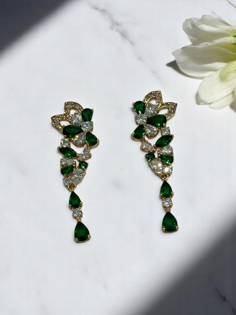 GREEN DIAMOND RORIE EARRINGS