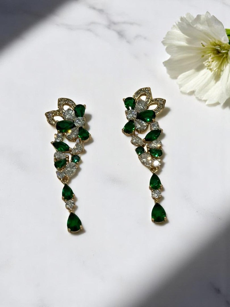 GREEN DIAMOND RORIE EARRINGS