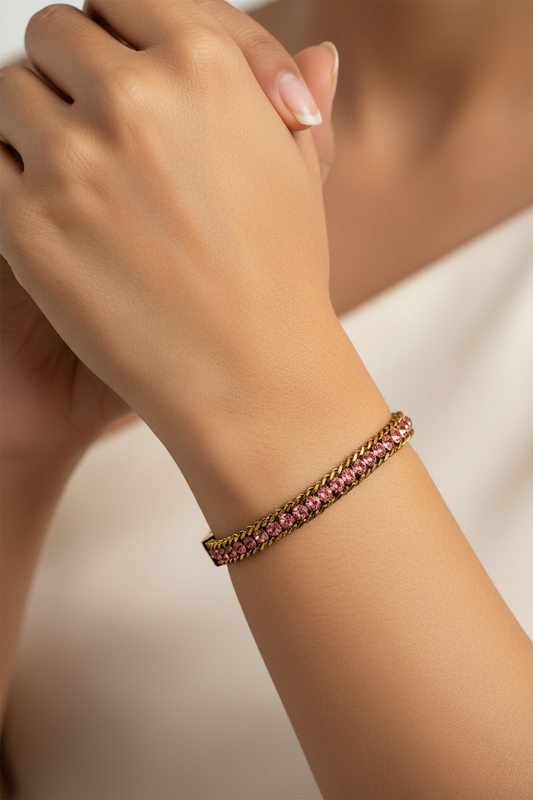 MAGENTA HAROLD BRACELET
