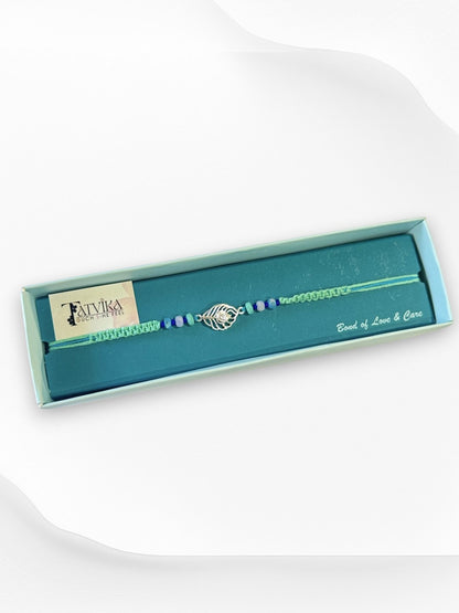 MORPANKH AARYA PURE SILVER RAKHI