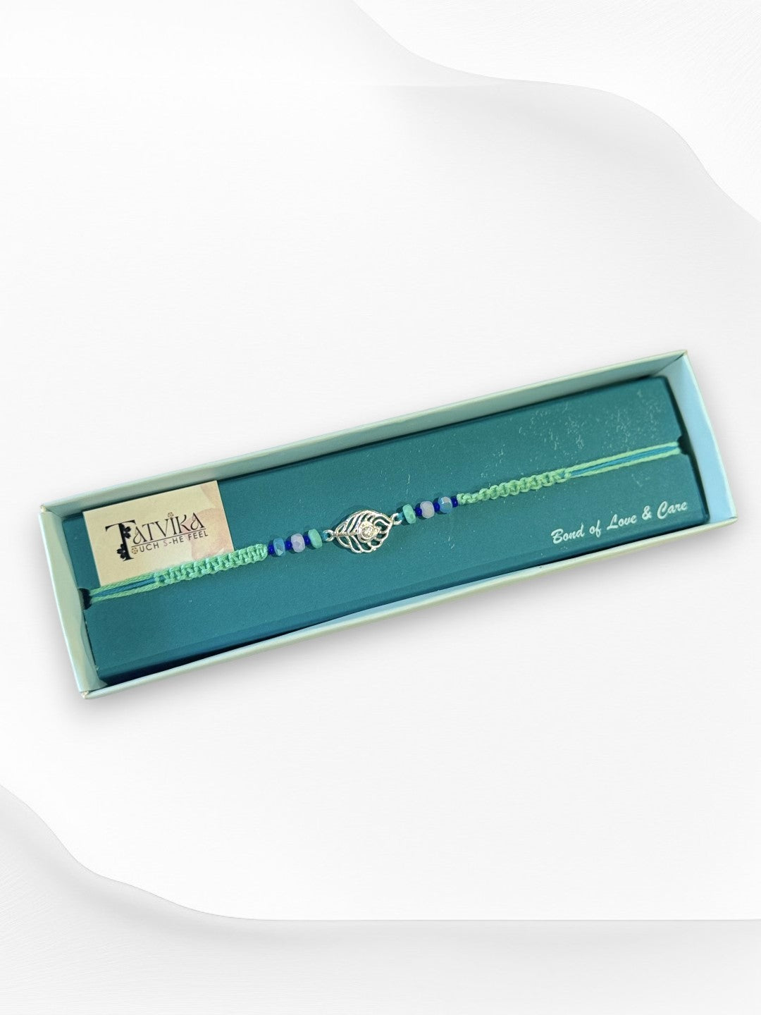 MORPANKH AARYA PURE SILVER RAKHI