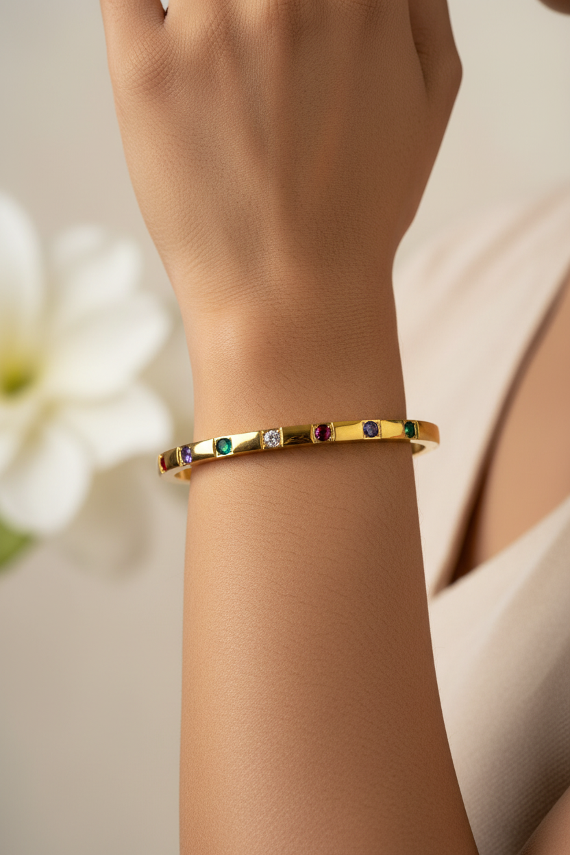 MULTI DIAMOND ADALINE BRACELET