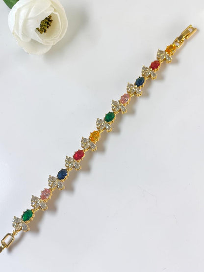MULTI DIAMOND ADALYN BRACELET