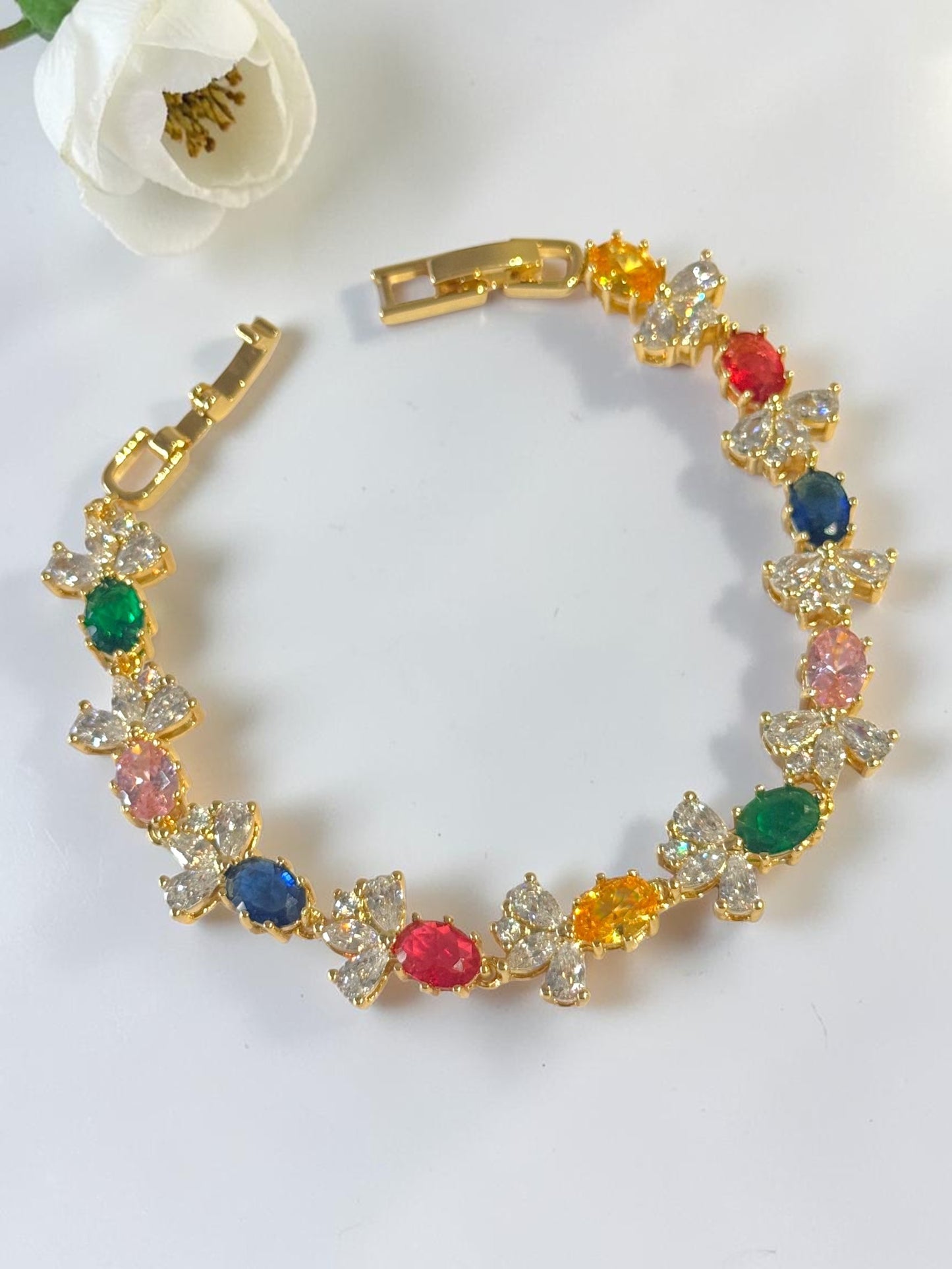 MULTI DIAMOND ADALYN BRACELET