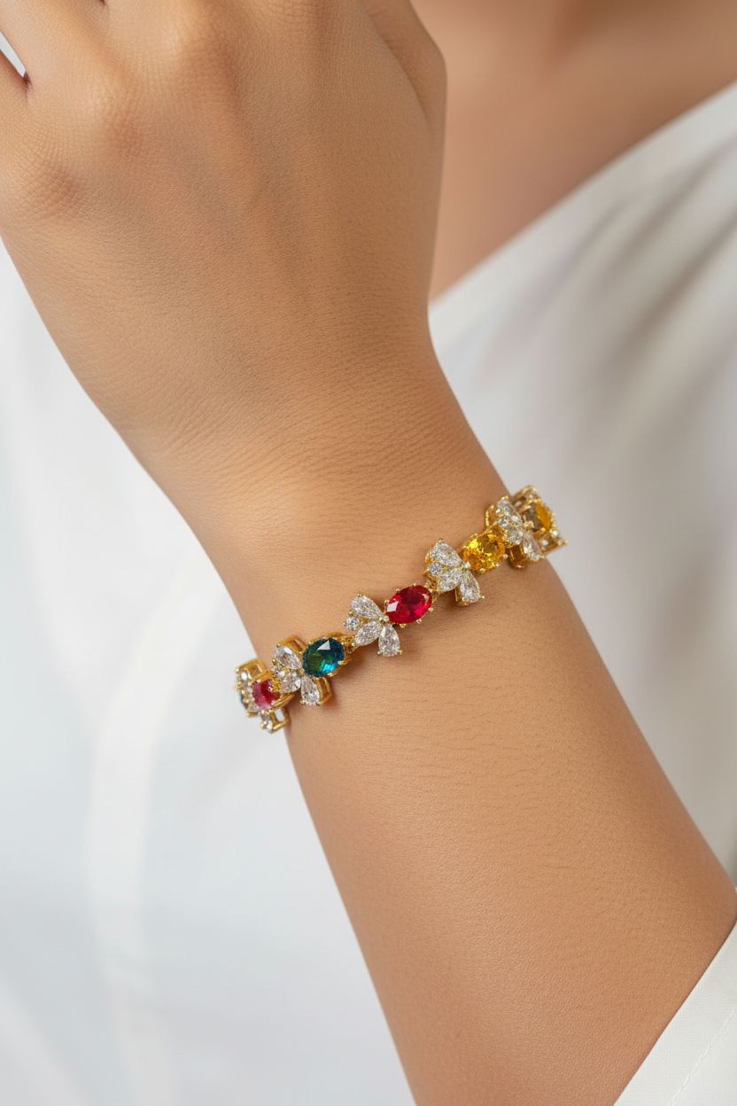 MULTI DIAMOND ADALYN BRACELET