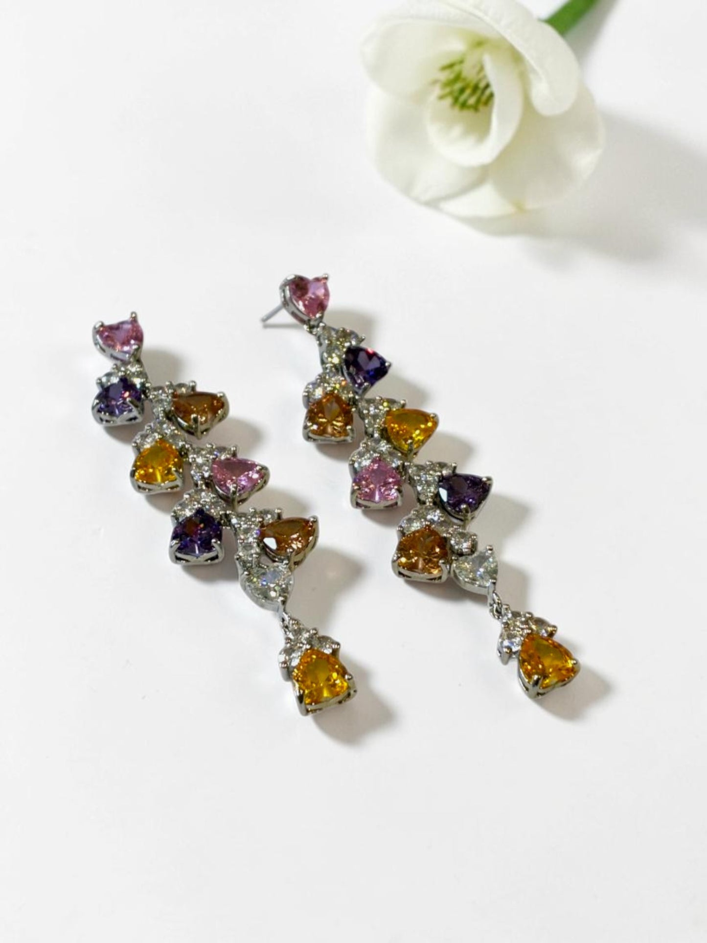MULTI DIAMOND ADALYN EARRING