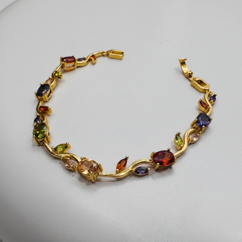 MULTI DIAMOND ALTON TULIP BRACELET