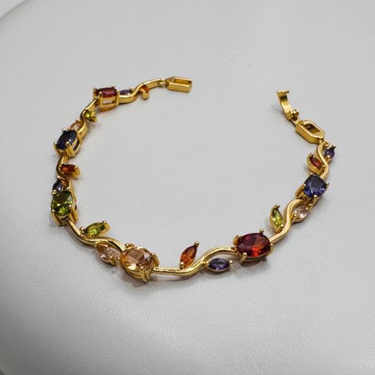 MULTI DIAMOND ALTON TULIP BRACELET