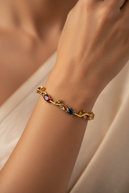 MULTI DIAMOND ALTON TULIP BRACELET